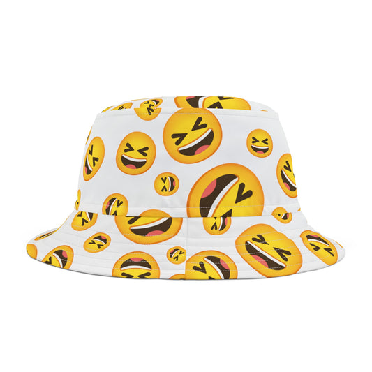 Grinning Emoji Bucket Hat